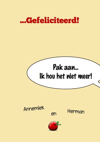 Verjaardagskaart taart met aanpasbare cijfers 65 2