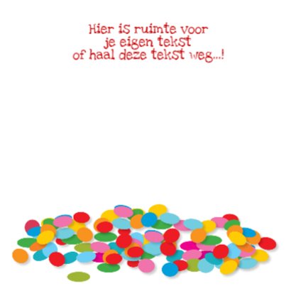 Verjaardagskaart Taartje Te laat 2