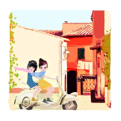 Verjaardagskaart te laat op de scooter 2