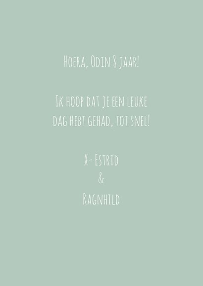 Verjaardagskaart te laat vanwege een andere tijd! 3