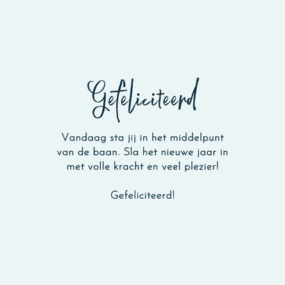 Verjaardagskaart tennis sport gefeliciteerd verjaardag 3
