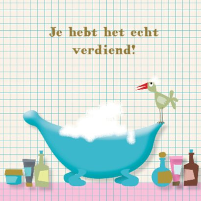 Verjaardagskaart Tijd om te genieten 2