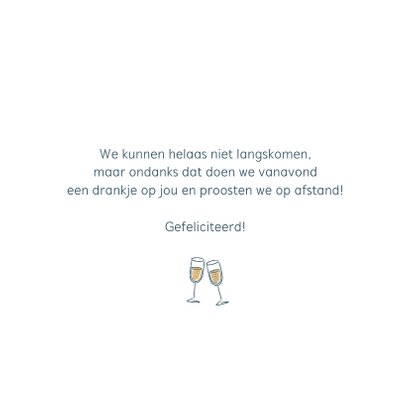 Verjaardagskaart tijd voor bubbels 3