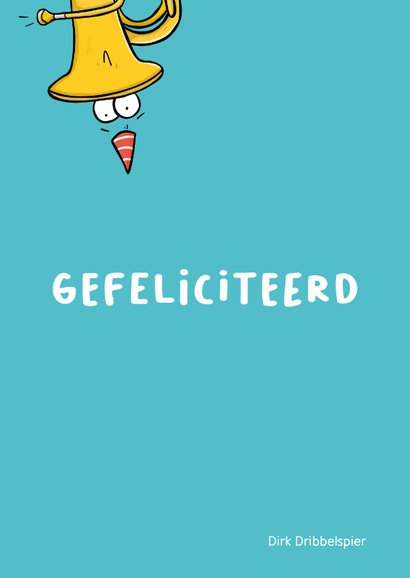 Verjaardagskaart tuba toet verjaardagsgroet 2