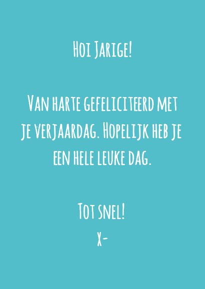 Verjaardagskaart tuba toet verjaardagsgroet 3