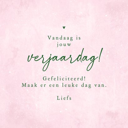 Verjaardagskaart tulpen lente zomer bloemen gefeliciteerd 3