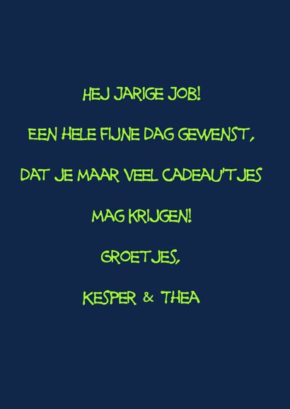 Verjaardagskaart vanuit de ruimte! 3