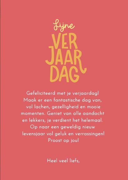 Verjaardagskaart veld met lentebloemen knalkleuren 3