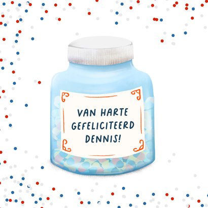 Verjaardagskaart Verjongingspillen 50+ 2