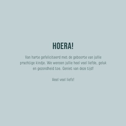 Verjaardagskaart vintage patroon blauw van harte 3