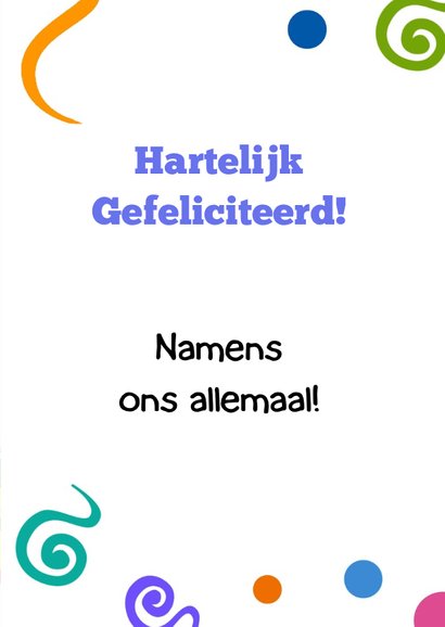 Verjaardagskaart voor een man met aanpasbare leeftijd 3
