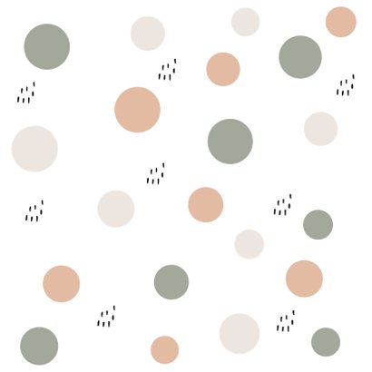 Verjaardagskaart voor een vrouw met confetti en waterverf 2