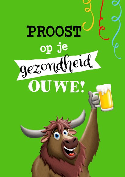 Verjaardagskaart voor ouwe bok 2