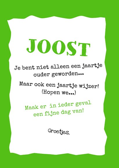 Verjaardagskaart voor ouwe bok 3