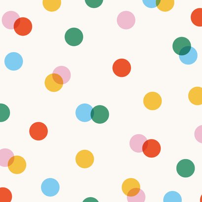 Verjaardagskaart vrolijke confetti happy birthday to you 2
