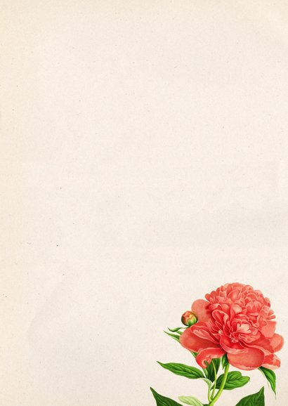 Verjaardagskaart vrouw Botanisch 3