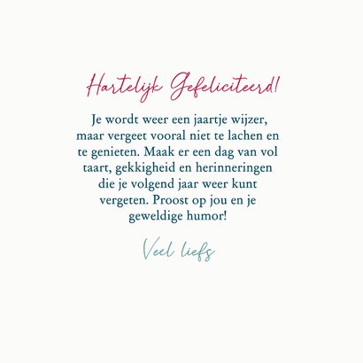 Verjaardagskaart vrouw met hond op de fiets 3
