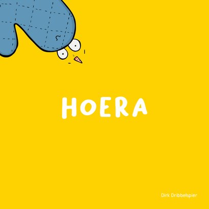 Verjaardagskaart 'want' je bent jarig... 2