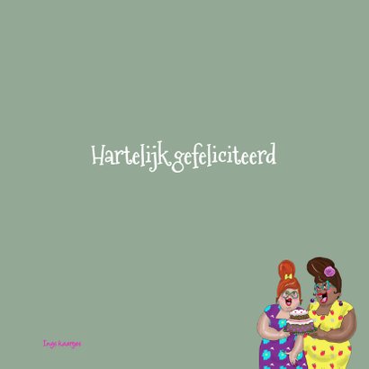 Verjaardagskaart Wat een lekkere taart 3