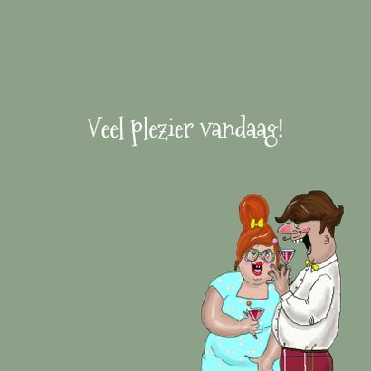 Verjaardagskaart We gaan proosten op de jarige 3