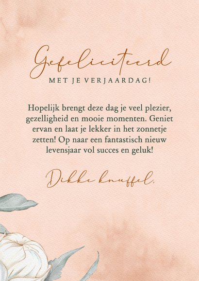 Verjaardagskaart witte pioenrozen 3