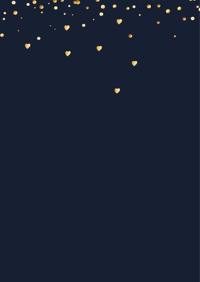 Verjaardagskaart wolk goud 2