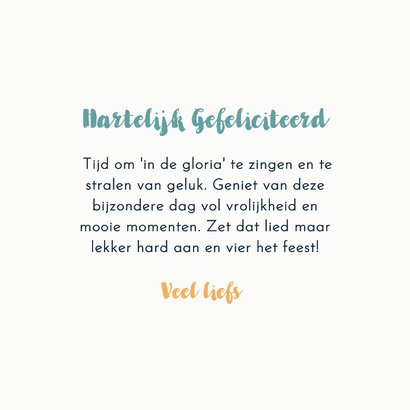 Verjaardagskaart zingende dames met zonnebloemen 3