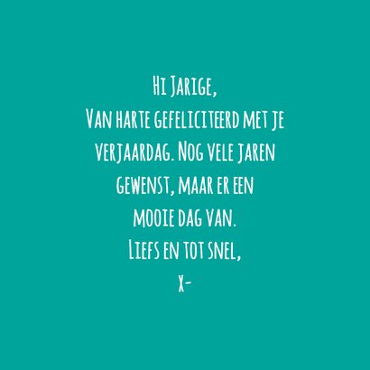 Verjaardagskaart zoemende mug 3
