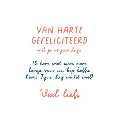 Verjaardagskaart zonnige zomer 3