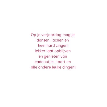 Verjaardagskaartje 4 jaar hiep hiep hoera 3