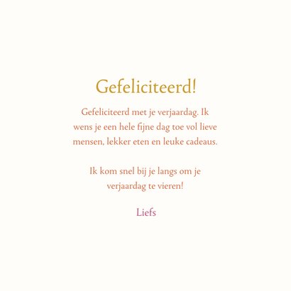 Verjaardagskaartje lief met gekleurde hiep hiep hiep sterren 3