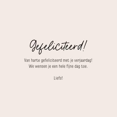 Verjaardagskaartje patroon cadeaus met foto blauw 3