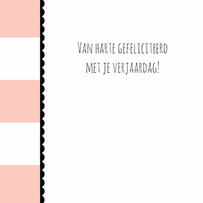 Verjaardagskaartje Roze Vlag -WW 3