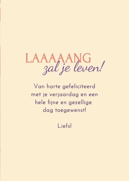Verjaardagskaartje teckel laaang zal je leven ballonnen 3
