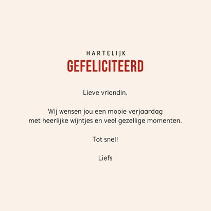 Verjaardagskaartje wijntjes en borrelplank 3