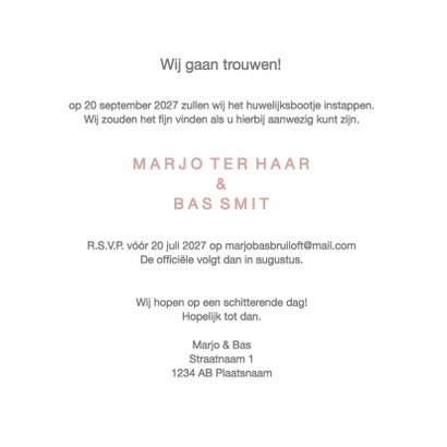 Verlovingskaart Marjo & Bas - DH 3