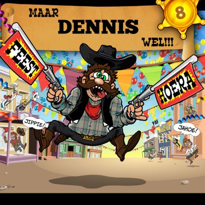 Verrassende uitnodiging met maffe cowboy 2
