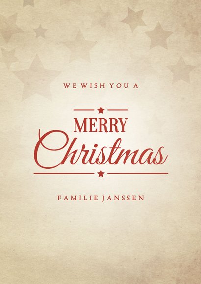 Vintage kerstkaart met kerstkabouter Merry Christmas 3