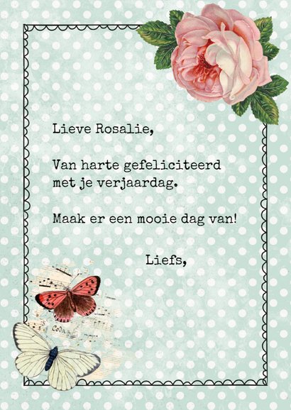 Vintage Verjaardagskaart 3