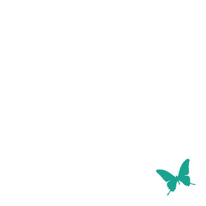 Vlinders grijs en groen 3