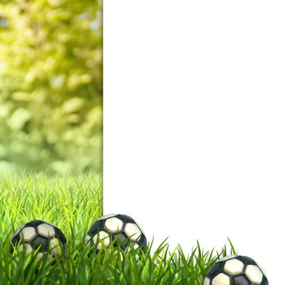 Voetbal Communie foto stoer 2