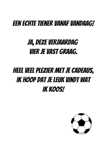 Voetbalshirt zelf invullen i 3