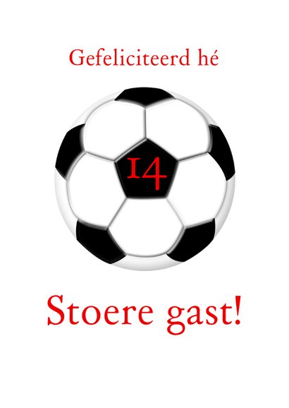 Voetbalshirt zelf invullen j 2