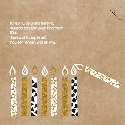 Vormsel hip en glamour met kaarsjes 2