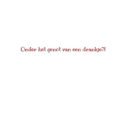 Vriendschap - Drankje doen?! -LH 3