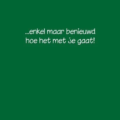 Vriendschap Hoe gaat het 3