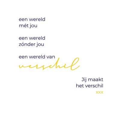 Vriendschap Jij maakt mijn leven leuker 3
