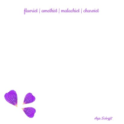 Vriendschapskaart mandala met fluoriet amethist en lavendel 2