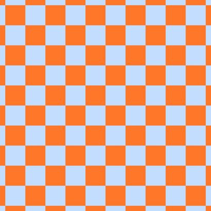 Vrolijk gekleurde save the date kaart met wave en blokjes Achterkant