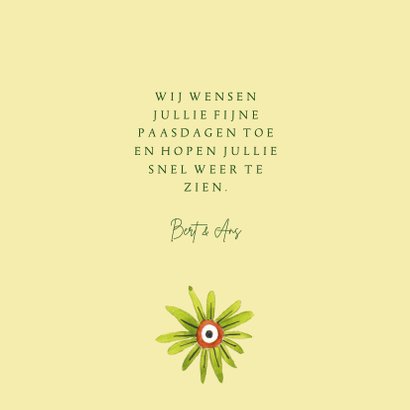 Vrolijk Pasen paastak vlinders lente 3